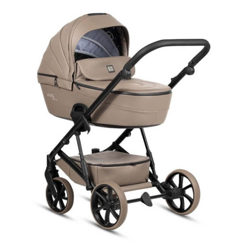 Универсальная коляска 2 в 1 Tutis Viva6 plus Leather Cappuccino